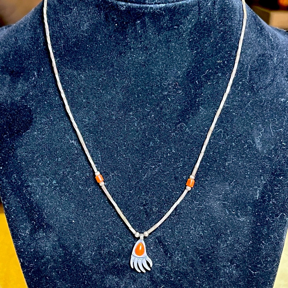 Bear paw necklace